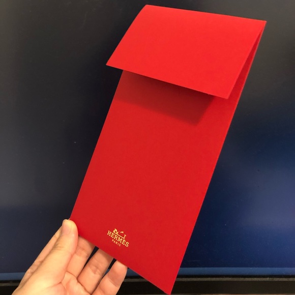 Hermes Red Pocket/Red Envelope - Picture 2 of 2